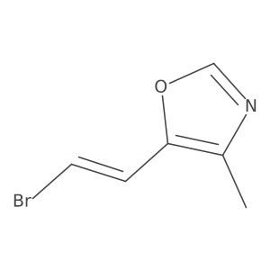 5-(2-Bromoethenyl)-4-methyl-1,3-oxazole Structure