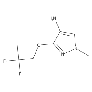 3-(2,2-difluoropropoxy)-1-methyl-1H-pyrazol-4-amine Structure