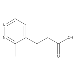 3-(3-Methylpyridazin-4-yl)propanoic acid结构式