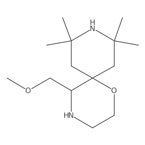 5-(Methoxymethyl)-8,8,10,10-tetramethyl-1-oxa-4,9-diazaspiro[5.5]undecane Structure