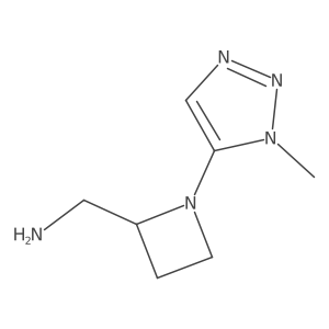 [1-(1-methyl-1H-1,2,3-triazol-5-yl)azetidin-2-yl]methanamine Structure