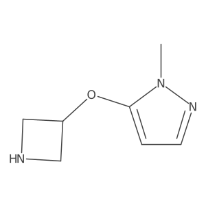 5-(azetidin-3-yloxy)-1-methyl-1H-pyrazole Structure