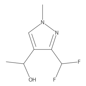 (1S)-1-[3-(difluoromethyl)-1-methyl-1H-pyrazol-4-yl]ethan-1-ol Structure