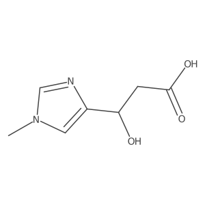 (3S)-3-hydroxy-3-(1-methyl-1H-imidazol-4-yl)propanoic acid结构式