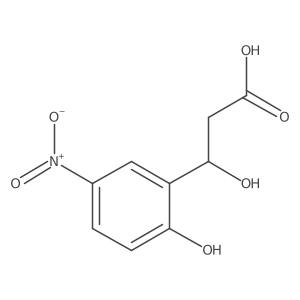 (3S)-3-hydroxy-3-(2-hydroxy-5-nitrophenyl)propanoic acid Structure