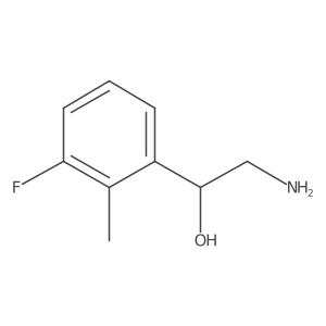 (1S)-2-amino-1-(3-fluoro-2-methylphenyl)ethan-1-ol Structure