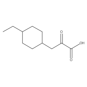 3-(4-Ethylcyclohexyl)-2-oxopropanoic acid结构式