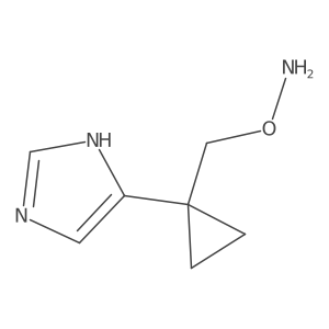 O-{[1-(1H-imidazol-5-yl)cyclopropyl]methyl}hydroxylamine Structure