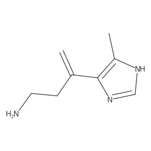 3-(4-methyl-1H-imidazol-5-yl)but-3-en-1-amine Structure