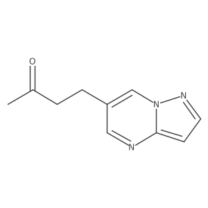 4-{Pyrazolo[1,5-a]pyrimidin-6-yl}butan-2-one结构式