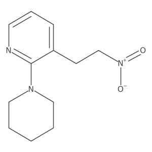 3-(2-Nitroethyl)-2-(piperidin-1-yl)pyridine结构式