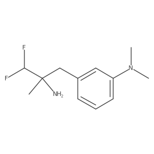 3-(2-amino-3,3-difluoro-2-methylpropyl)-N,N-dimethylaniline Structure
