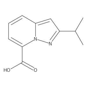 2-Isopropylpyrazolo[1,5-a]pyridine-7-carboxylic acid Structure