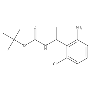 tert-Butyl (1-(2-amino-6-chlorophenyl)ethyl)carbamate Structure