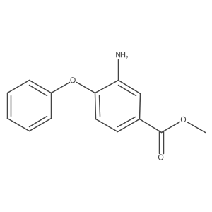 Methyl 3-amino-4-phenoxybenzoate结构式