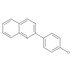 2-(4-Chlorophenyl)quinoline结构式