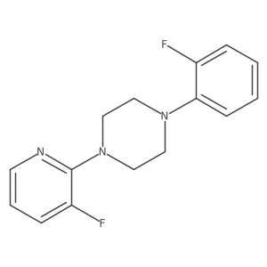 1-(2-Fluorophenyl)-4-(3-fluoropyridin-2-yl)piperazine结构式