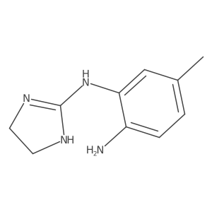 N1-(4,5-dihydro-1H-imidazol-2-yl)-5-methylbenzene-1,2-diamine Structure