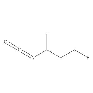 1-Fluoro-3-isocyanatobutane结构式