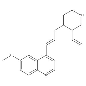 Quinoline, 4-[3-(3-ethenyl-4-piperidinyl)-1-propenyl]-6-methoxy-, [3R-[3I+/-,4I+/-(Z)]]-结构式