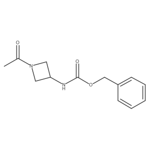 benzyl N-(1-acetylazetidin-3-yl)carbamate Structure