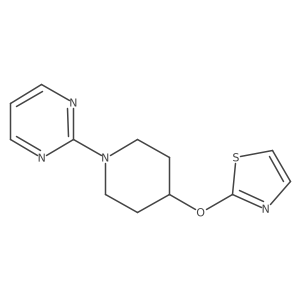 2-[4-(1,3-Thiazol-2-yloxy)piperidin-1-yl]pyrimidine Structure
