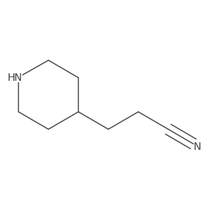 4-Piperidinepropanenitrile结构式