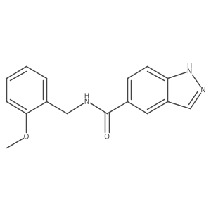 n-(2-Methoxybenzyl)-1h-indazole-5-carboxamide结构式