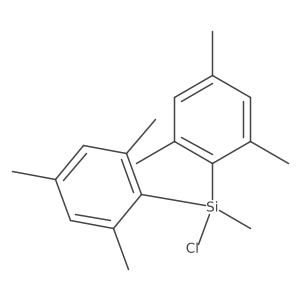 1,1a(2)-(Chloromethylsilylene)bis[2,4,6-trimethylbenzene] Structure