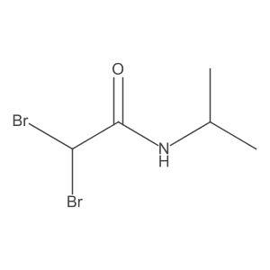2,2-dibromo-N-isopropylacetamide Structure