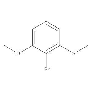 2-Bromo-1-methoxy-3-(methylsulfanyl)benzene Structure