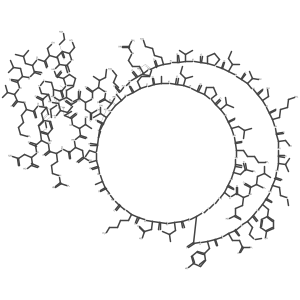 Cardiotoxin VII1 (Naja melanoleuca) Structure
