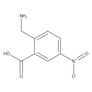 2-(Aminomethyl)-5-nitrobenzoic acid Structure