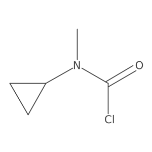N-cyclopropyl-N-methylcarbamoyl chloride结构式