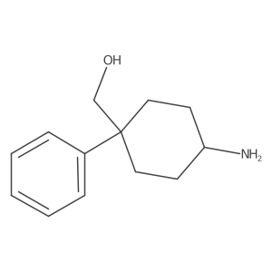 cis-4-Amino-1-phenylcyclohexanemethanol结构式