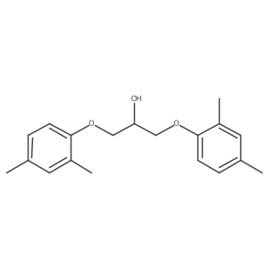 1,3-Bis(2,4-dimethylphenoxy)-2-propanol结构式