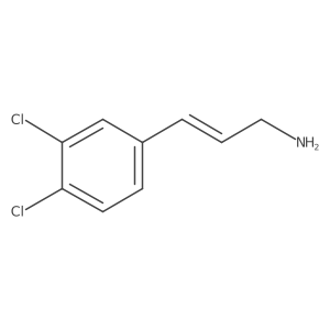 2-Propen-1-amine, 3-(3,4-dichlorophenyl)-, (2E)- Structure