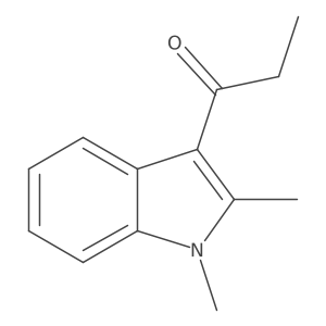 1-Propanone, 1-(1,2-dimethyl-1H-indol-3-yl)- Structure