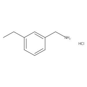 (3-Ethylphenyl)methanamine hydrochloride Structure