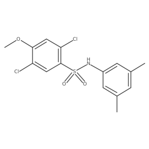 [(2,5-Dichloro-4-methoxyphenyl)sulfonyl](3,5-dimethylphenyl)amine Structure