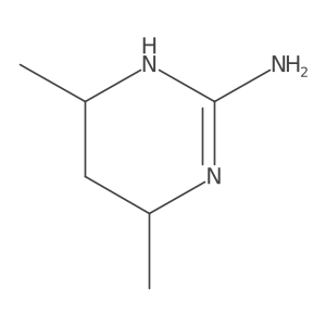 2-Amino-4,6-dimethyl-1,4,5,6-tetrahydropyrimidine结构式