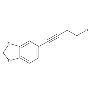 4-(Benzo[d][1,3]dioxol-5-yl)but-3-yn-1-ol Structure