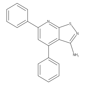 4,6-Diphenylisothiazolo[5,4-b]pyridine-3-ylamine Structure