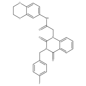 N-(2,3-dihydro-1,4-benzodioxin-6-yl)-2-{3-[(4-fluorophenyl)methyl]-2,4-dioxo-1H,2H,3H,4H-pyrido[3,2-d]pyrimidin-1-yl}acetamide Structure