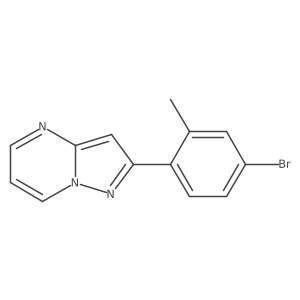 2-(4-Bromo-2-methylphenyl)pyrazolo[1,5-a]pyrimidine Structure
