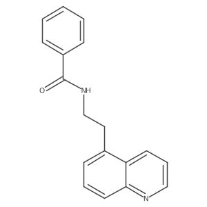 N-[2-(5-Quinolinyl)ethyl]benzamide Structure
