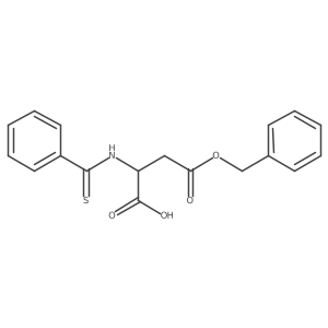 Aspartic acid, N-(thiobenzoyl)-, 4-benzyl ester, L- Structure