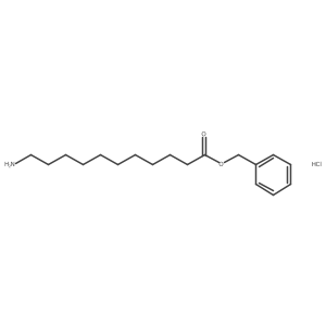 Benzyl 11-aminoundecanoate hydrochloride Structure