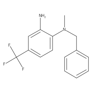 N1-Benzyl-N1-methyl-4-(trifluoromethyl)benzene-1,2-diamine Structure