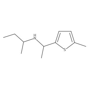 (Butan-2-yl)[1-(5-methylthiophen-2-yl)ethyl]amine结构式